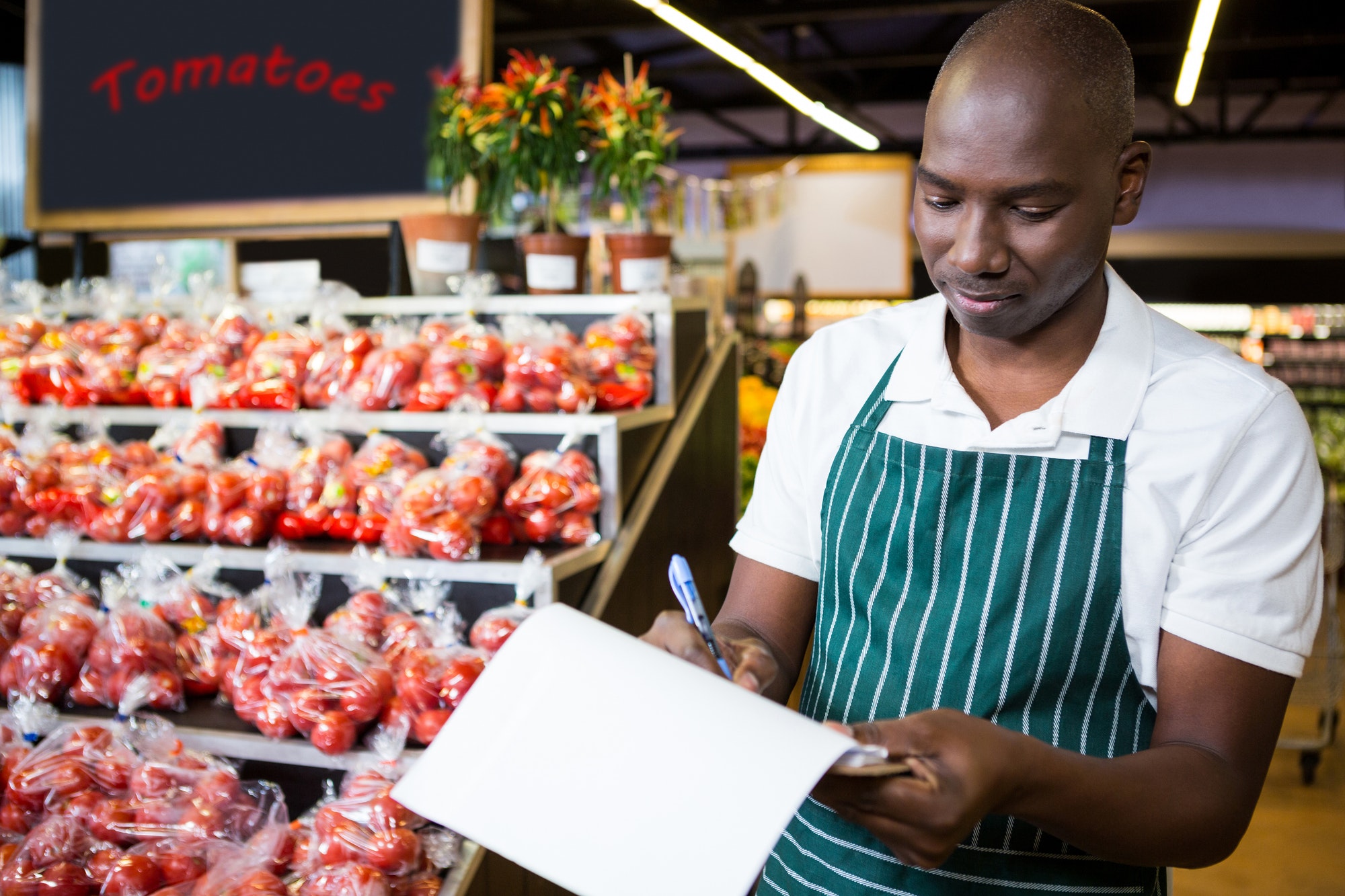 Apprenti en commerce